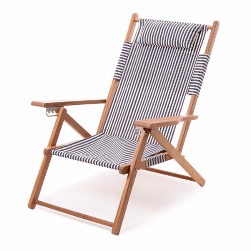 베이리프 Business and Pleasure Co. The Tommy Chair - Lauren&#039;s Navy Stripe