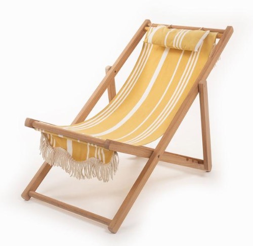 THE SLING CHAIR - VINTAGE YELLOW STRIPE