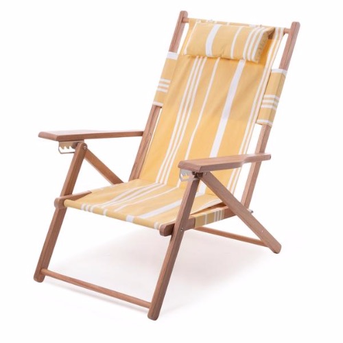 베이리프 Business and Pleasure Co. The Tommy Chair - Vintage Yellow Stripe