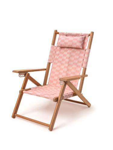THE TOMMY CHAIR - DUSTY PINK CHECK