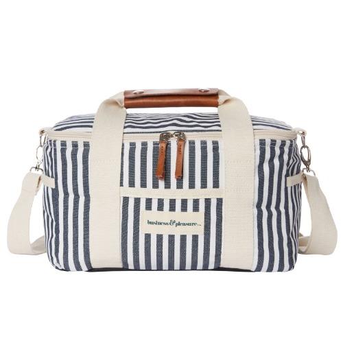 베이리프 Business and Pleasure Co. The Premium Cooler Tote Bag  - Lauren&#039;s Navy Stripe