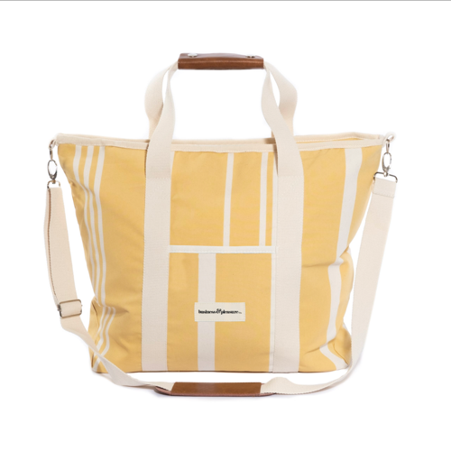 THE COOLER TOTE BAG - VINTAGE YELLOW STRIPE