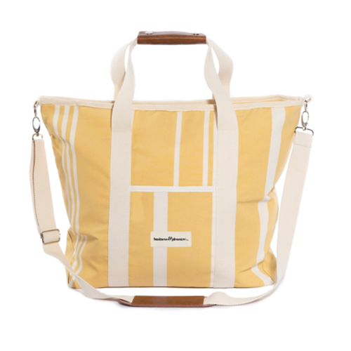 베이리프 Business and Pleasure Co. The Cooler Tote Bag - Vintage Yellow Stripe