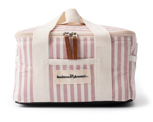 베이리프 Business and Pleasure Co. The MINI Cooler Bag - Lauren&#039;s Pink Stripe