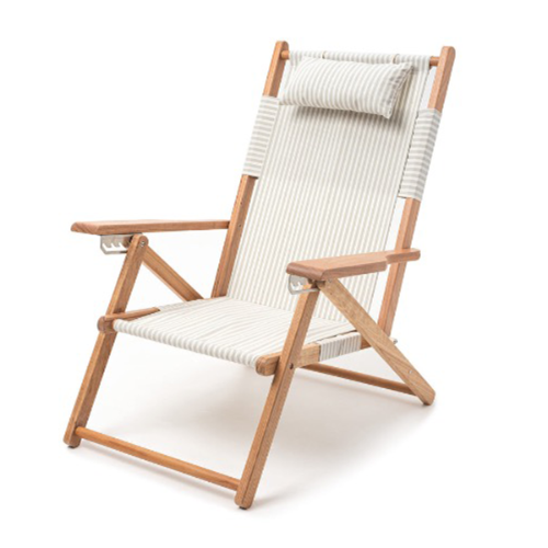 베이리프 Business and Pleasure Co. The Tommy Chair - Lauren&#039;s Sage Stripe