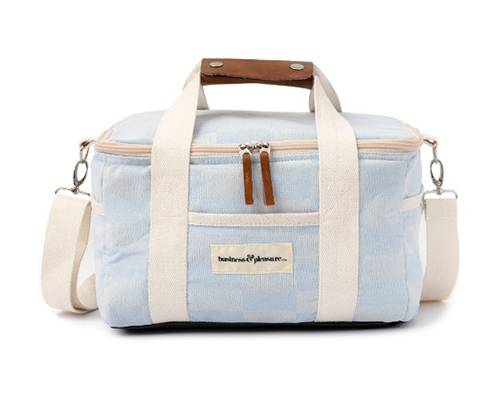 베이리프 Business and Pleasure Co. The Premium Cooler Tote Bag  - Vintage Blue Check